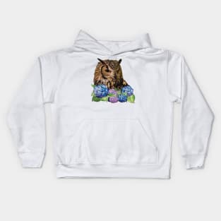 Royal Owl Kids Hoodie